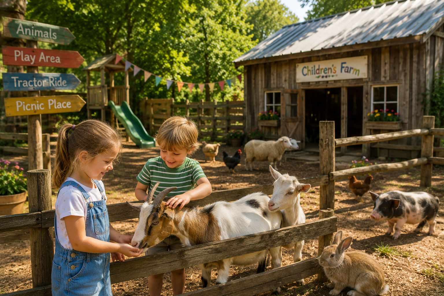 Children farm near B&B Sunrise